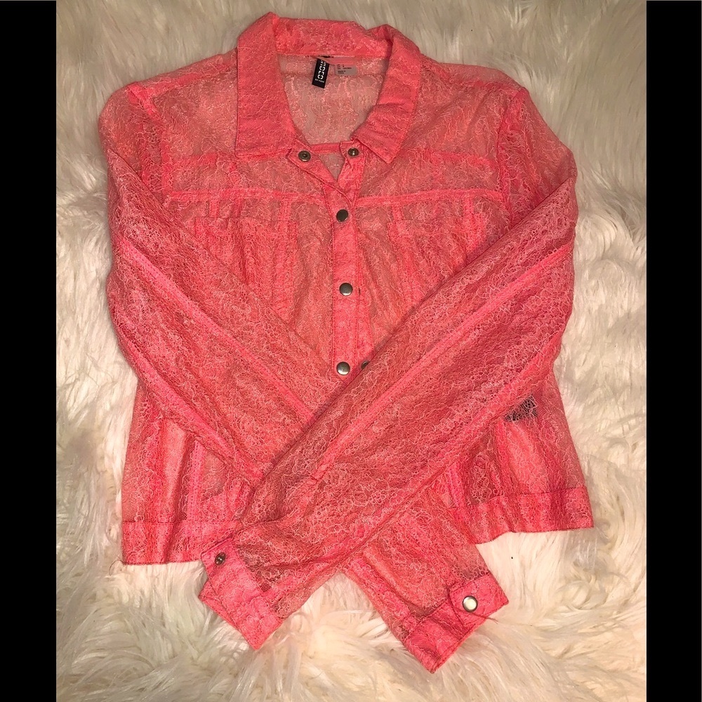 Divided Lace Jacket - Picture 2 of 3